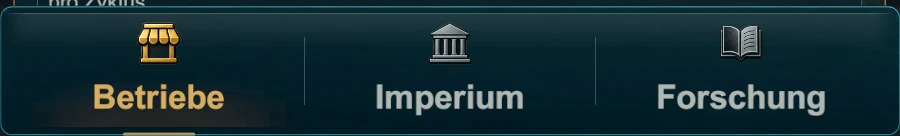 Die durchgehende untere Navigation von Idle Holdings mit ausgewählten Betrieben.